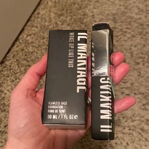 New IL Makiage foundation and black ink eyeliner